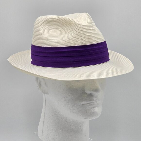 Dobbs Florentine Milan Straw Fedora - Picture 7 of 16